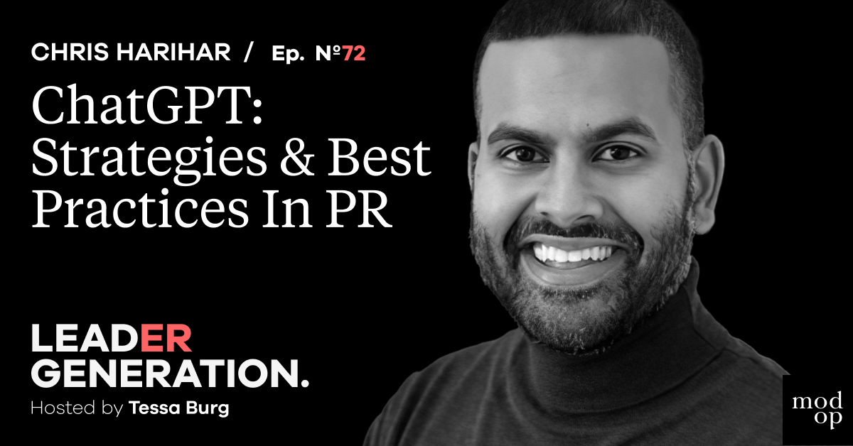 ChatGPT: Strategies & Best Practices In PR